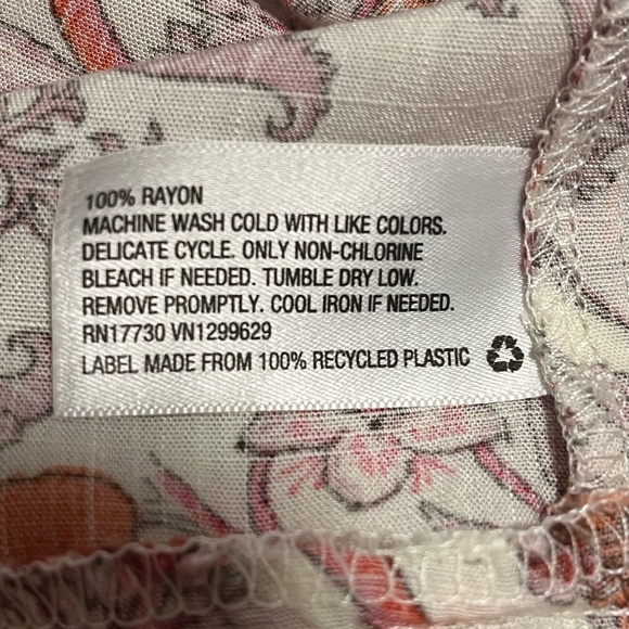 Knox Rose Boho Chic Floral Smock Waist Maxi Dress, Sz S, White With Red Flowers - Picture 5 of 5